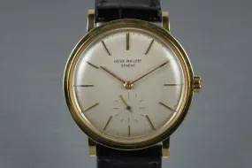 1960’s 18K YG Patek Philippe 3429