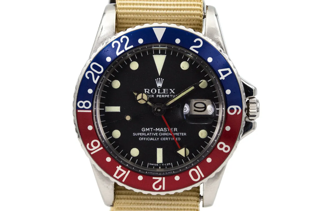 1967 Rolex GMT 1675 Mark I