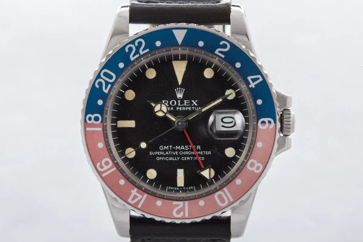 1972 Rolex GMT 1675 Mark I Dial