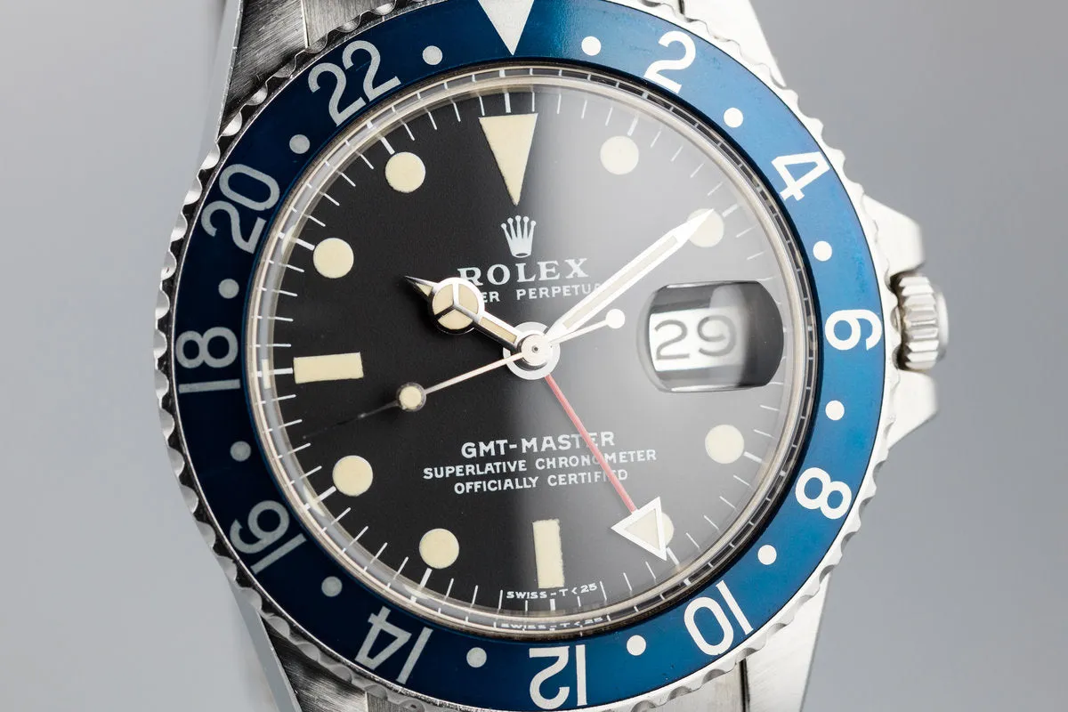 1977 Rolex GMT-Master 1675 "Blueberry"