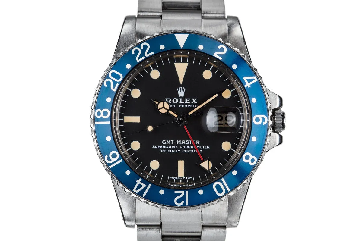 1977 Rolex GMT-Master 1675 "Blueberry"