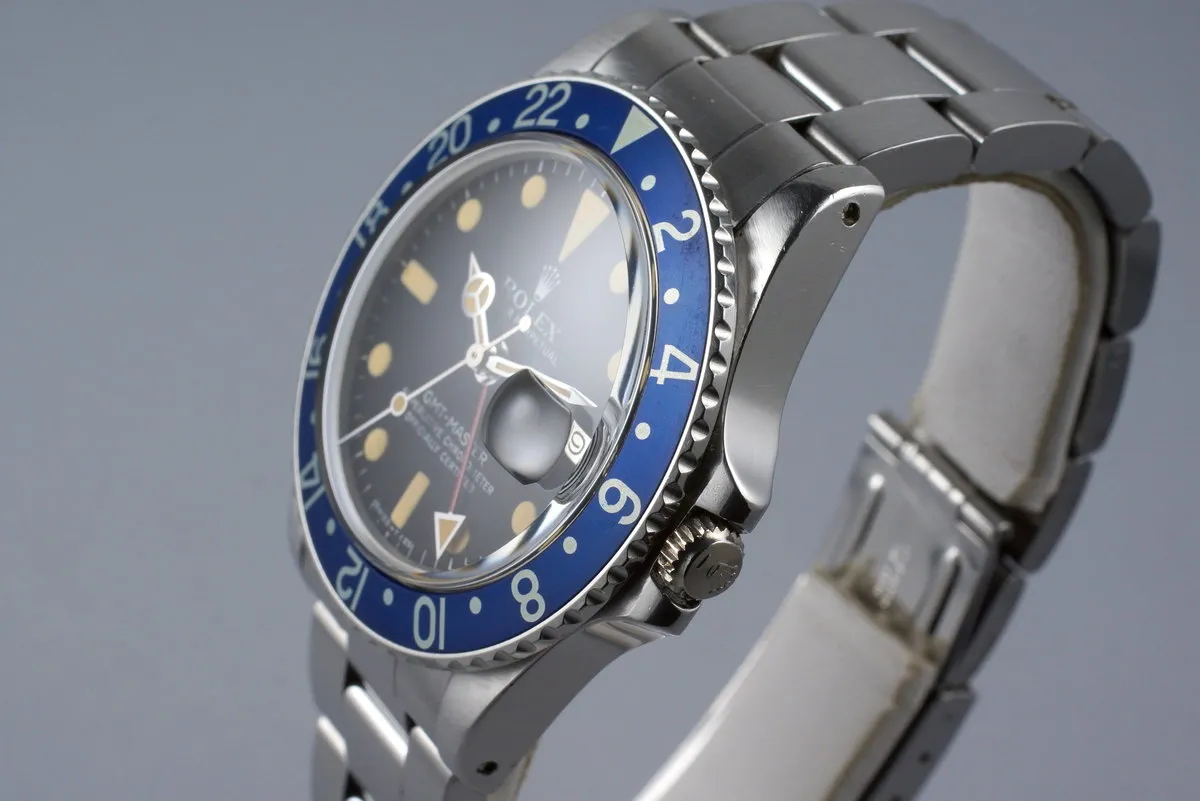 1979 Rolex GMT 1675 Blueberry