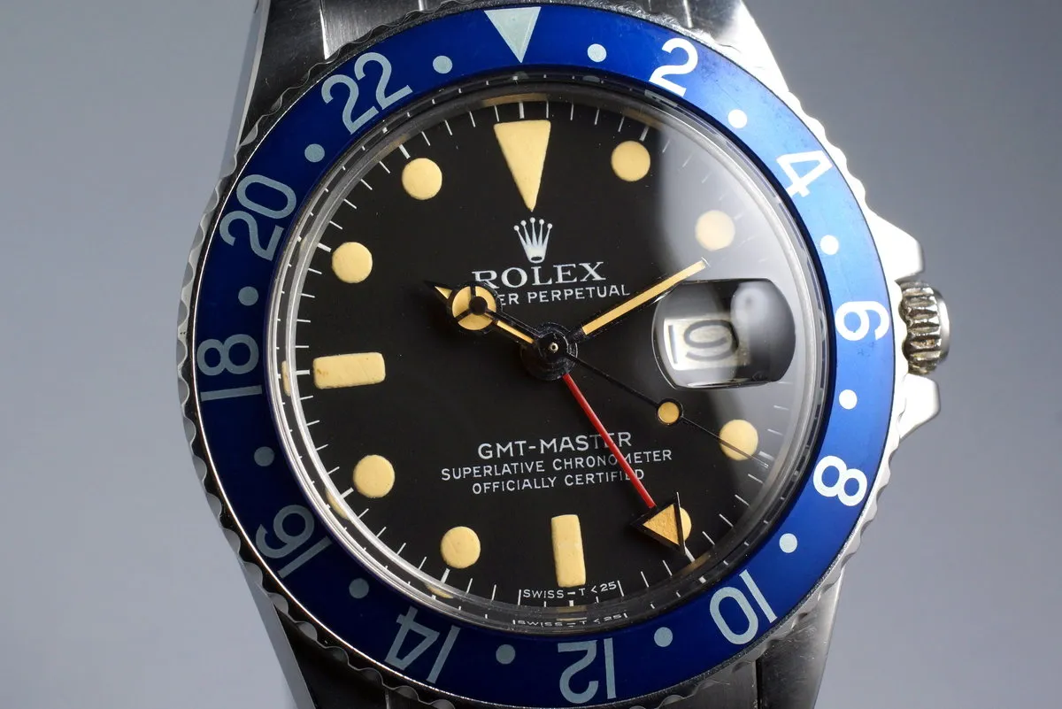 1979 Rolex GMT 1675 Blueberry