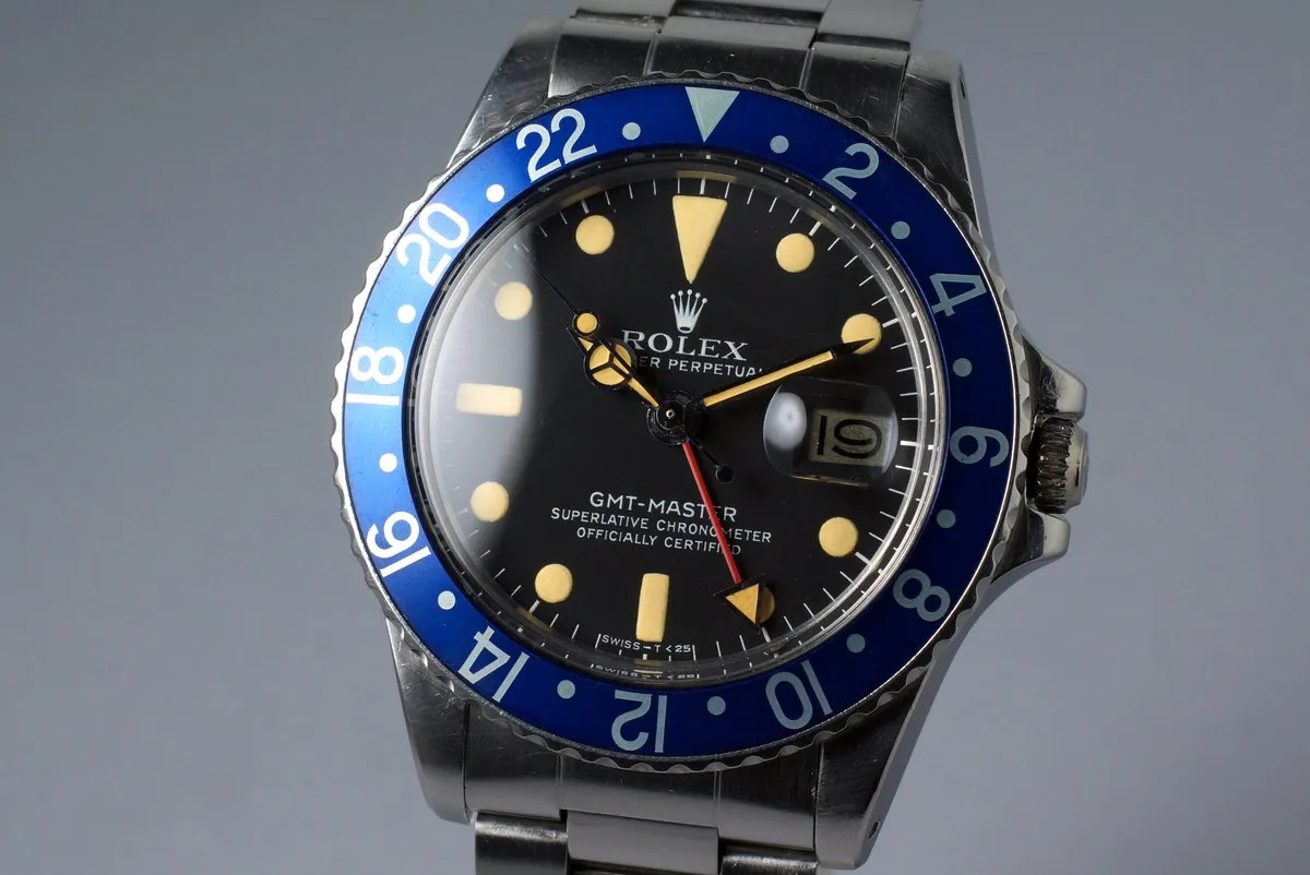 1979 Rolex GMT 1675 Blueberry