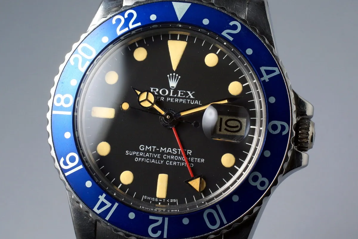 1979 Rolex GMT 1675 Blueberry