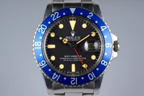 1979 Rolex GMT 1675 Blueberry