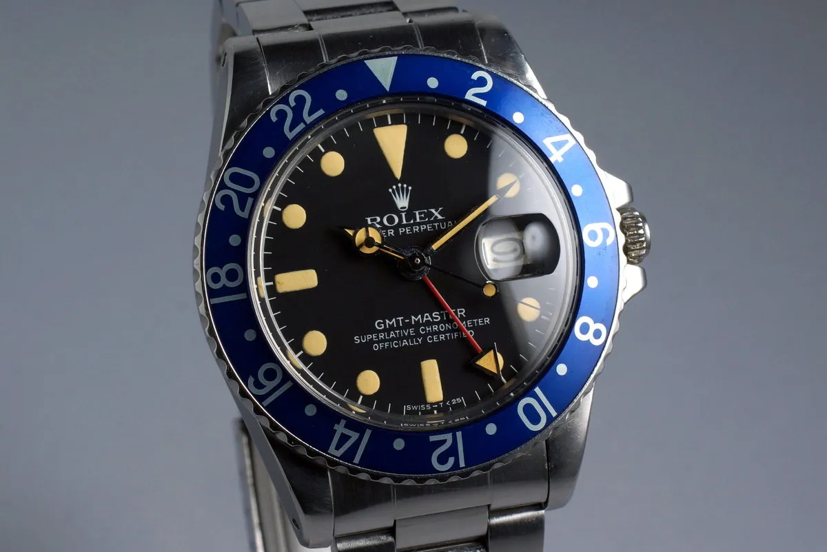 1979 Rolex GMT 1675 Blueberry