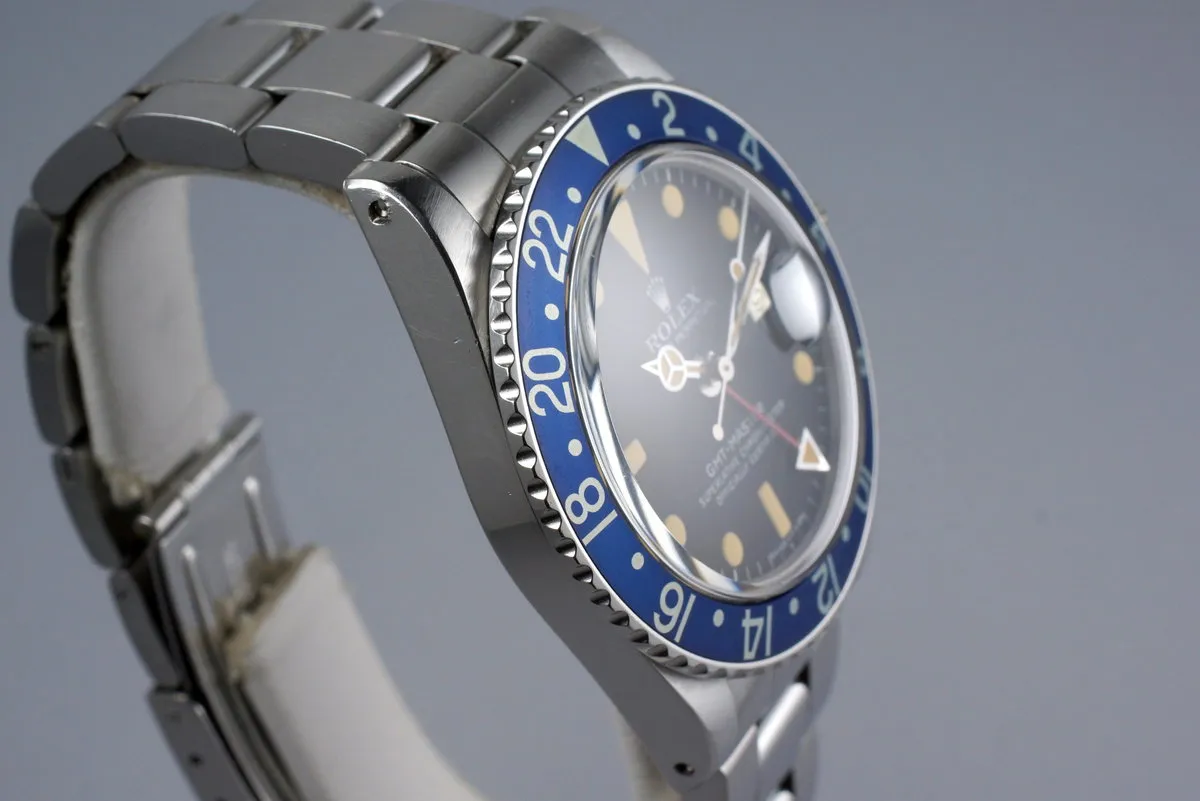 1979 Rolex GMT 1675 Blueberry