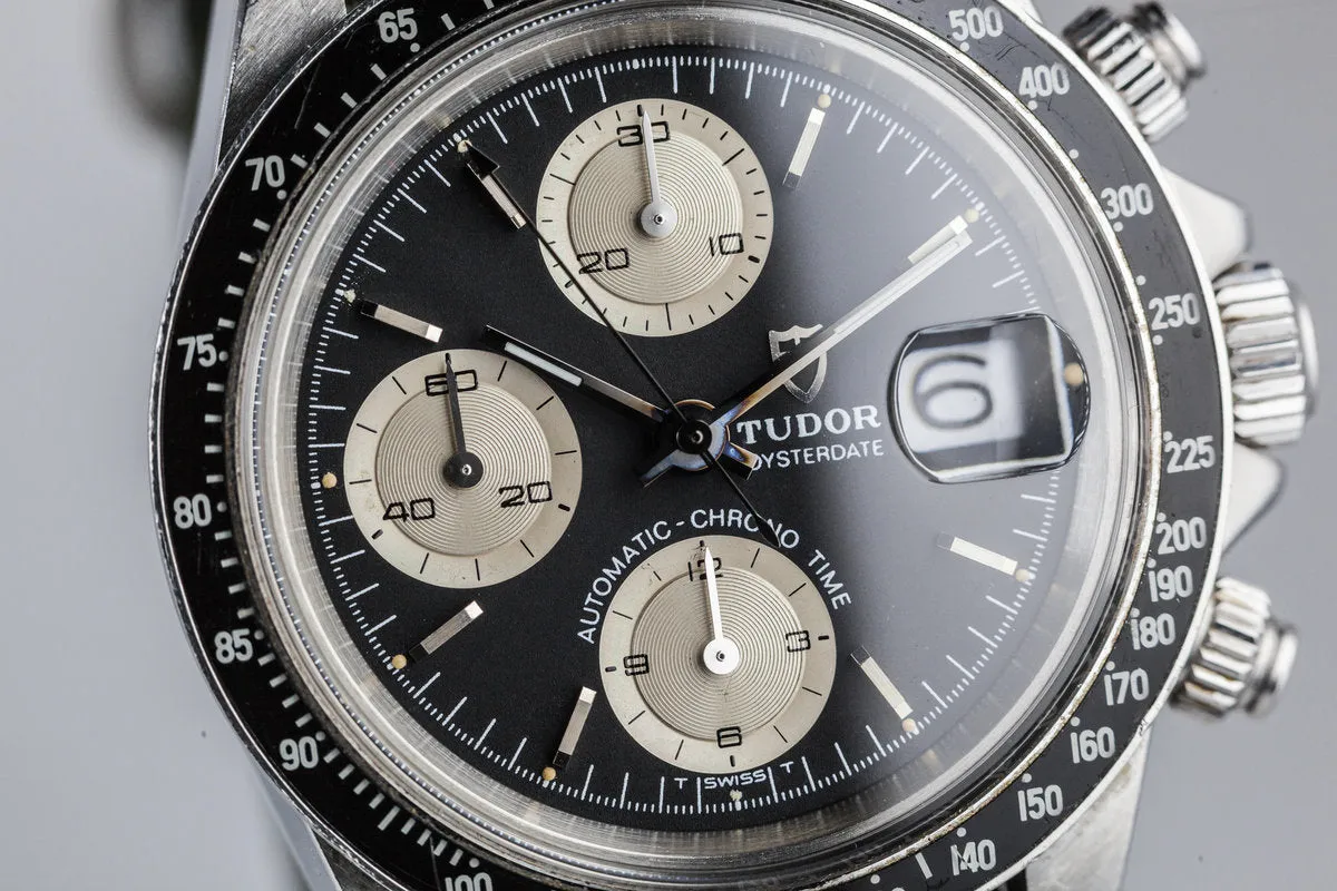 1980 Tudor Chronograph Big Block 94200 Black Dial