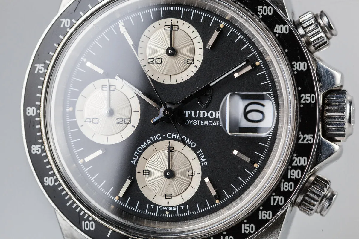 1980 Tudor Chronograph Big Block 94200 Black Dial