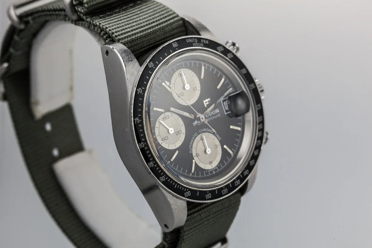 1980 Tudor Chronograph Big Block 94200 Black Dial