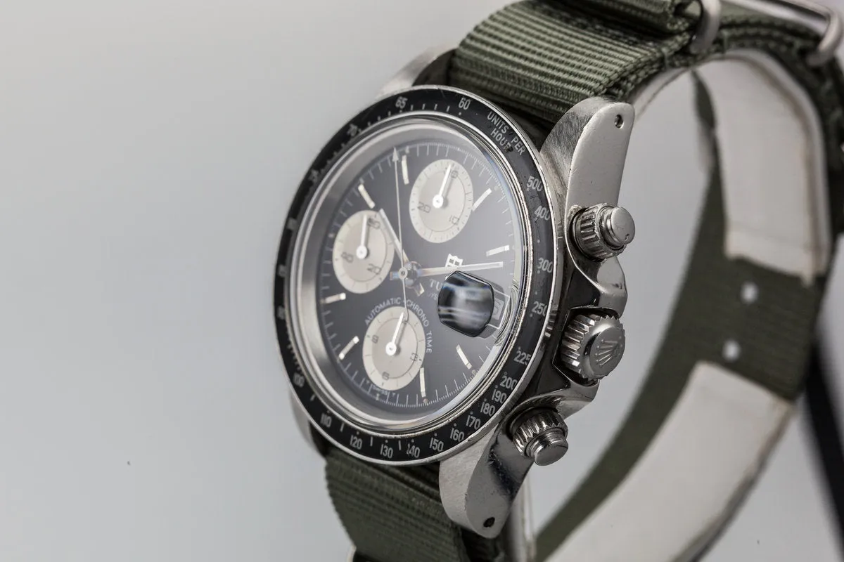 1980 Tudor Chronograph Big Block 94200 Black Dial