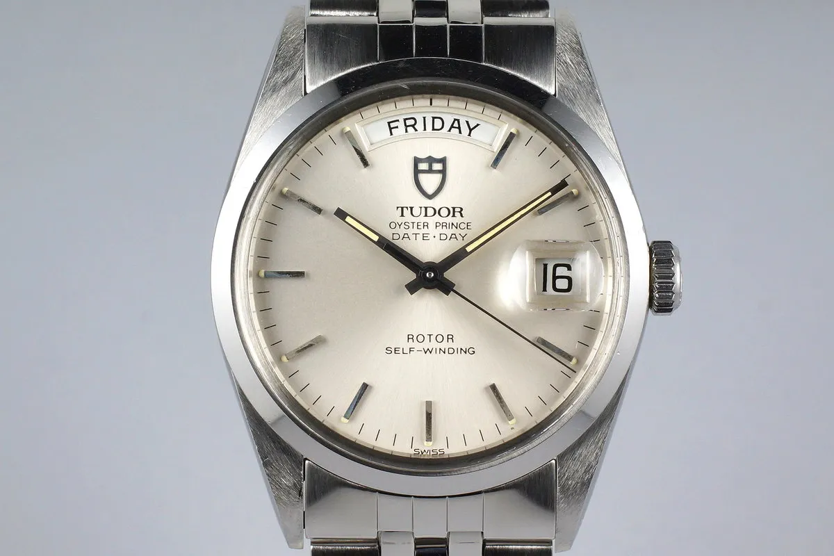 1980's Tudor Date-Day 94710 Silver Dial