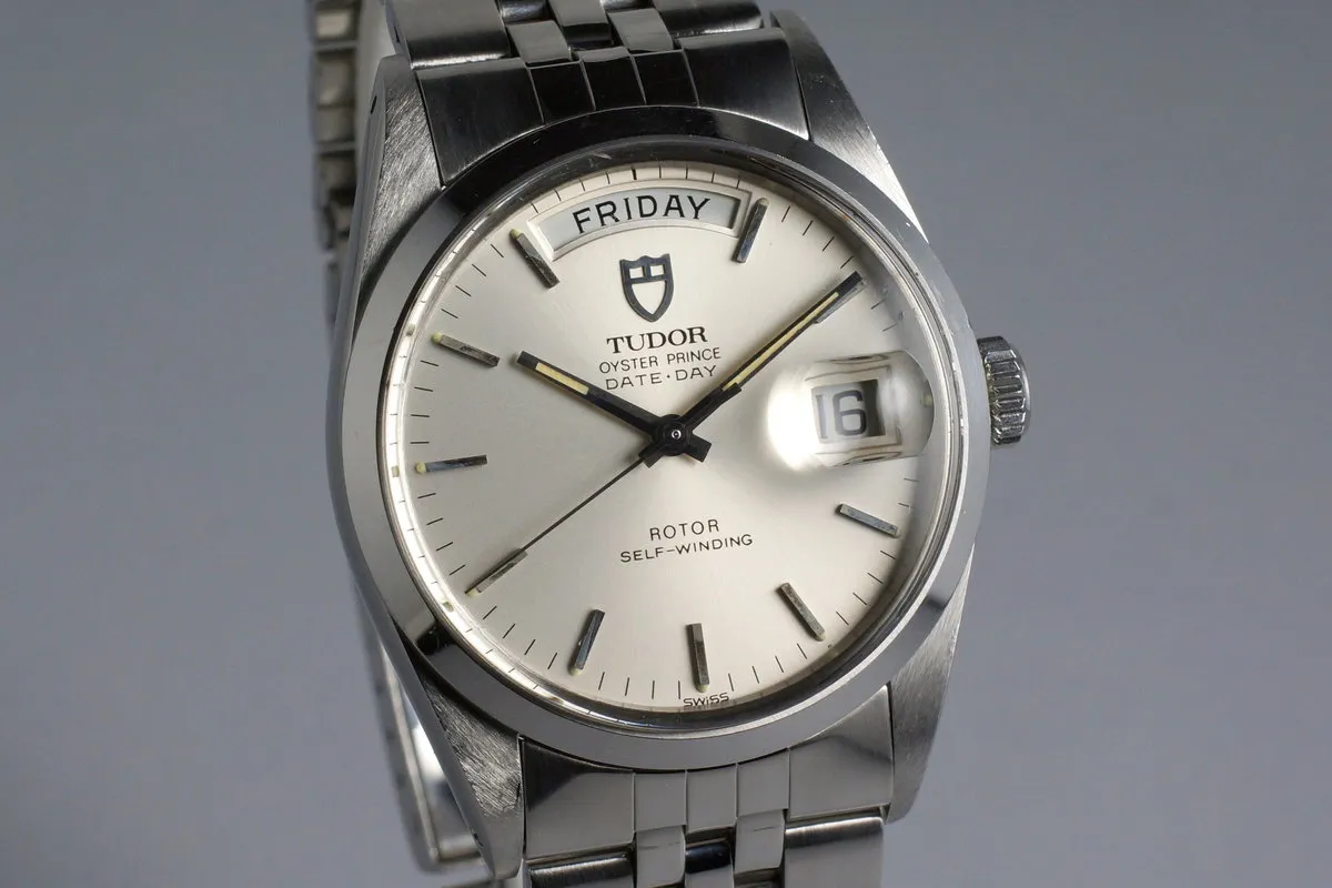 1980's Tudor Date-Day 94710 Silver Dial