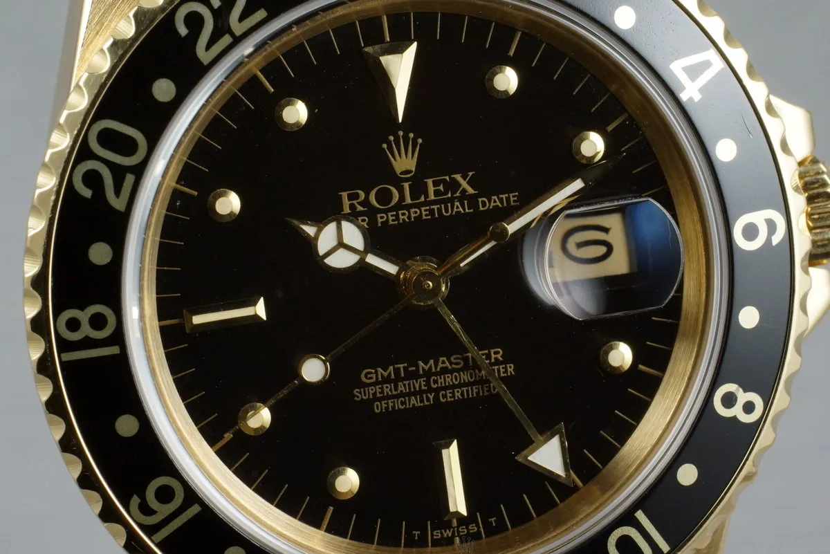 1985 Rolex YG GMT 16758