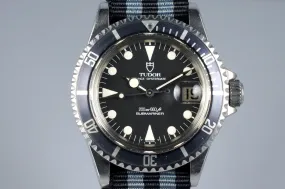 1985 Tudor Submariner 76100 Non-Mercedes Hand