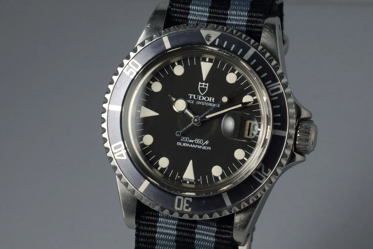 1985 Tudor Submariner 76100 Non-Mercedes Hand