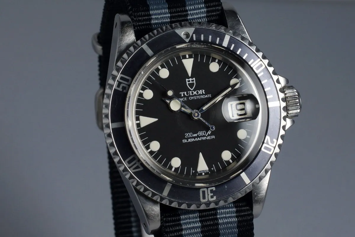 1985 Tudor Submariner 76100 Non-Mercedes Hand