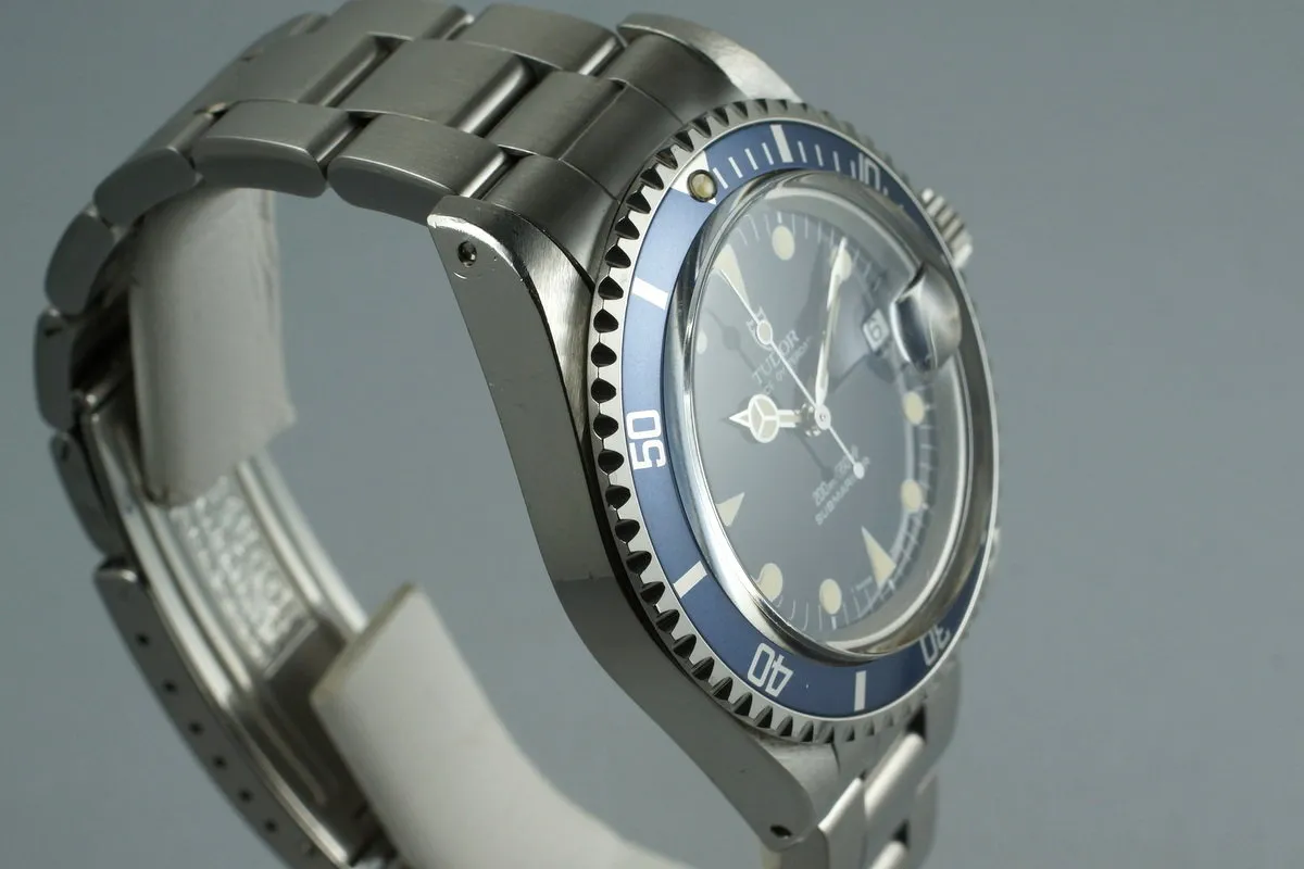 1994 Tudor Blue Submariner 79090 with Papers