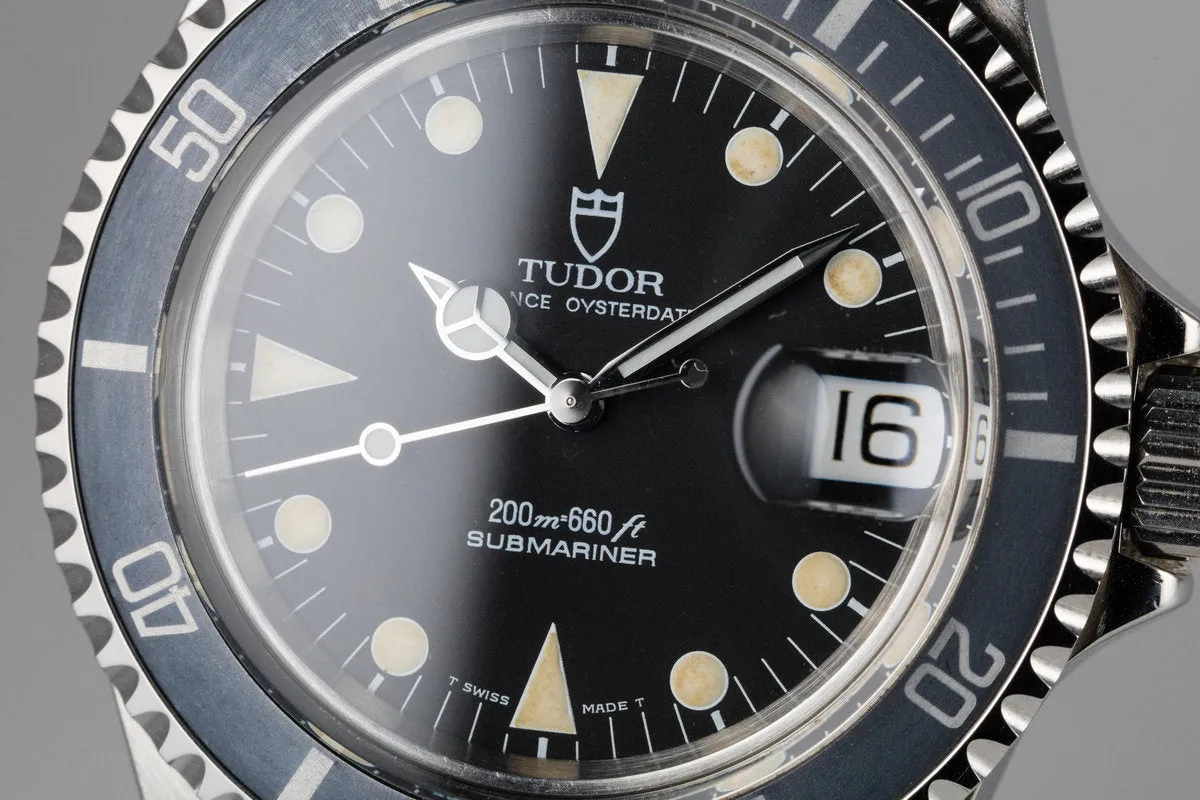 1995 Tudor Submariner 79090 with Faded Bezel insert and Box and Papers