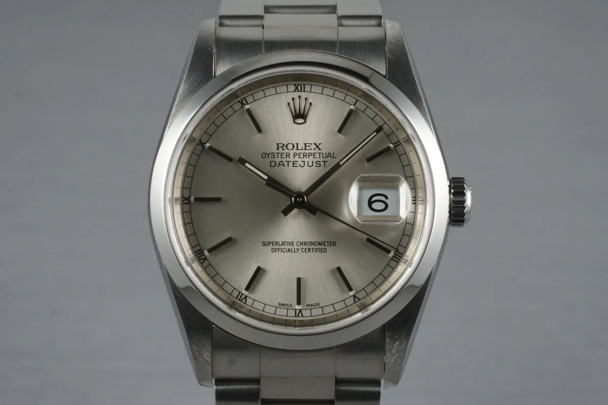 2005 Rolex DateJust 16200 with Box and Papers