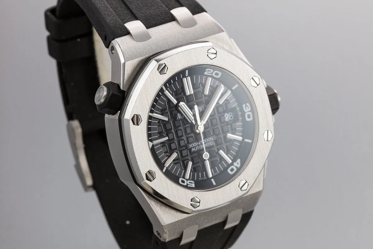 2011 Audemars Piguet Royal Oak Offshore Diver 15703ST.00.A002CA.01 with Box and Papers