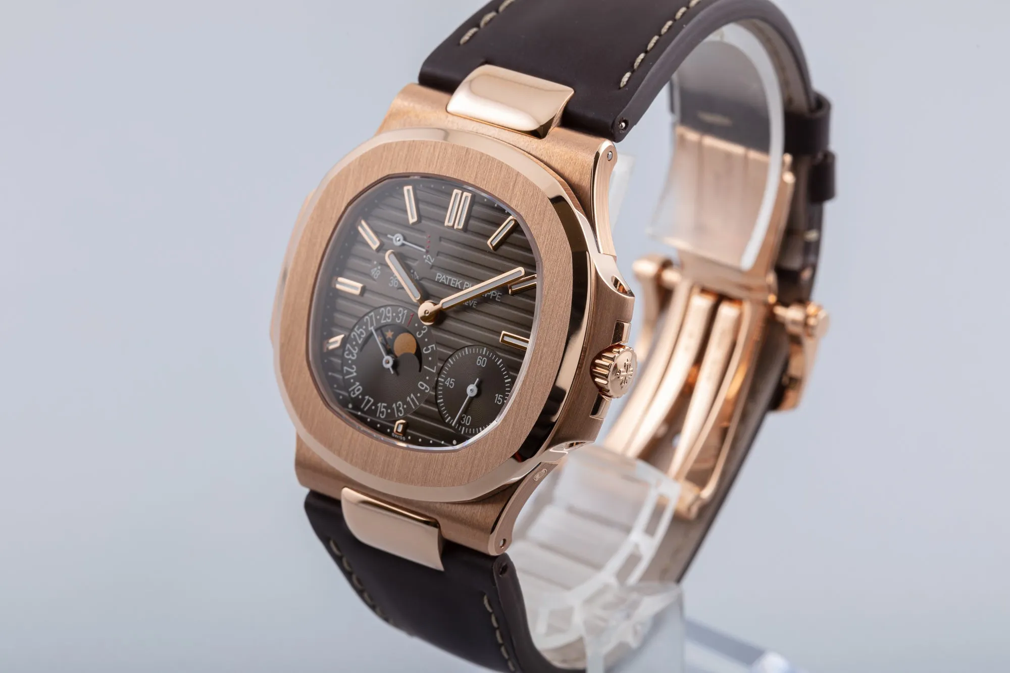 2021 Patek Philippe Nautilus 5712R-001 18k Rose Gold with Box & Papers