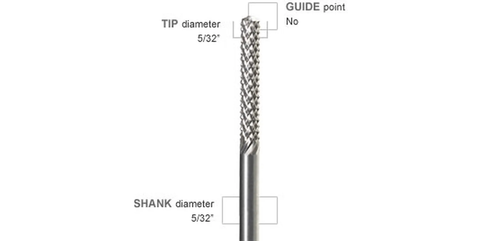 5/32" Carbide Wall Tile & Cement Cutting Bit For Rotary Tool