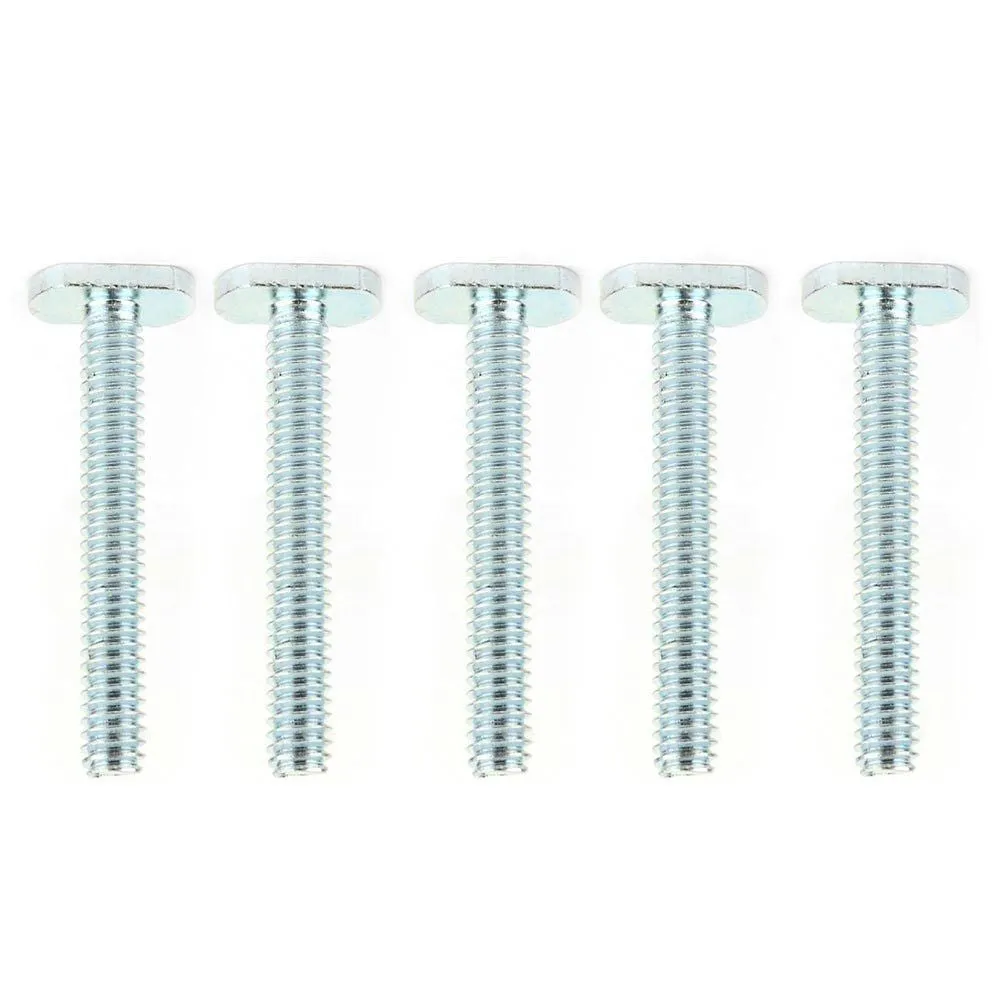 5PC of 1/4-20 Inch x 1-3/4" Long T Bolts for Groove T-Slot Track Jig