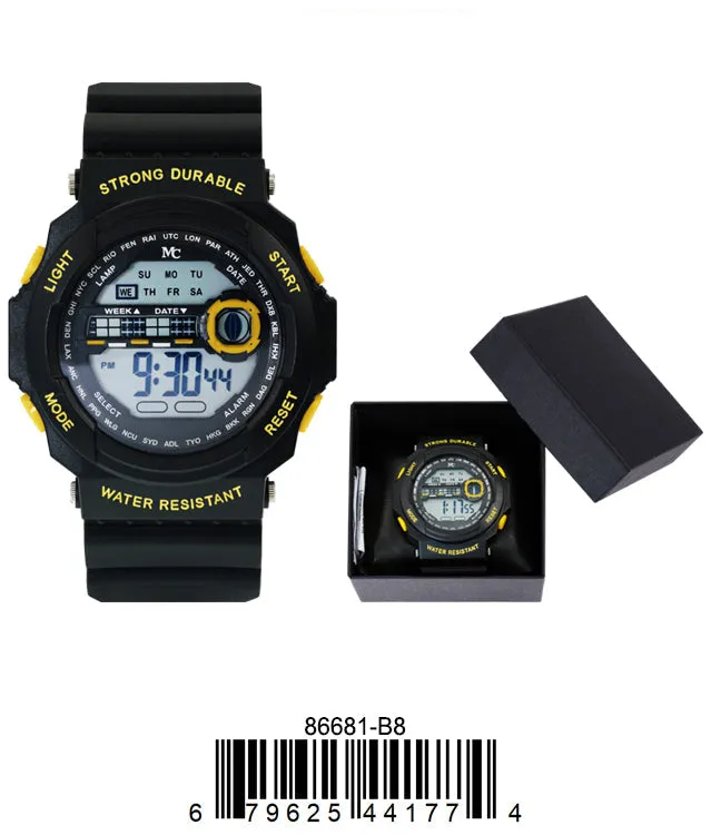 8668 - Digital Watch