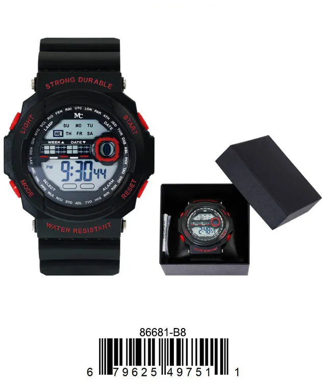 8668 - Digital Watch