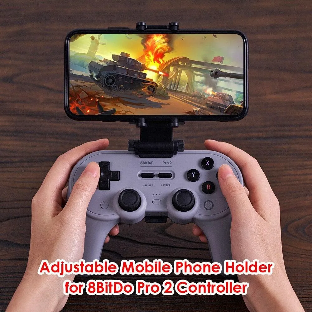 8BitDo Mobile Phone Holder For Pro 2 Controllers: Turn Your Android or iOS Phone Into A Mobile Gaming Platform