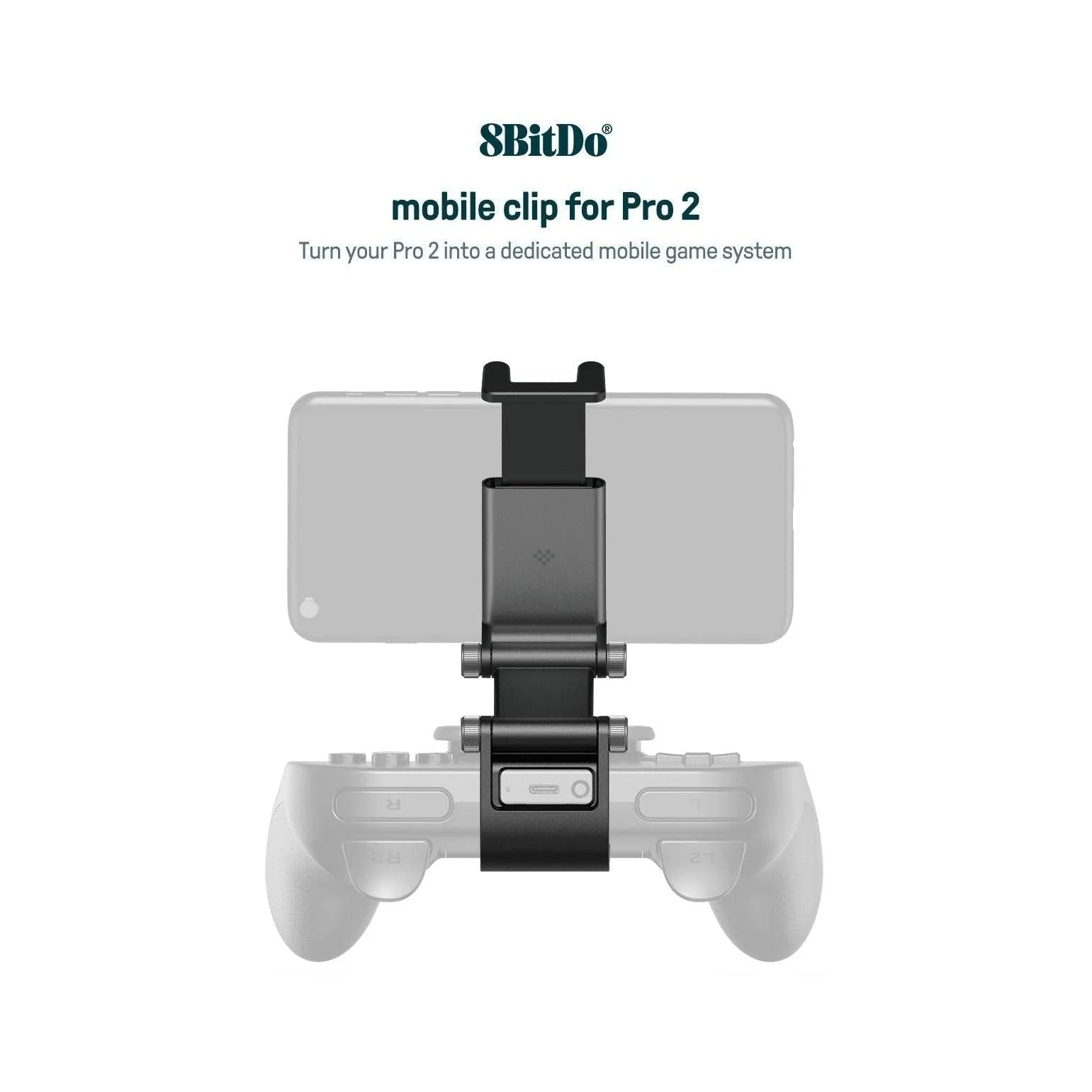 8BitDo Mobile Phone Holder For Pro 2 Controllers: Turn Your Android or iOS Phone Into A Mobile Gaming Platform