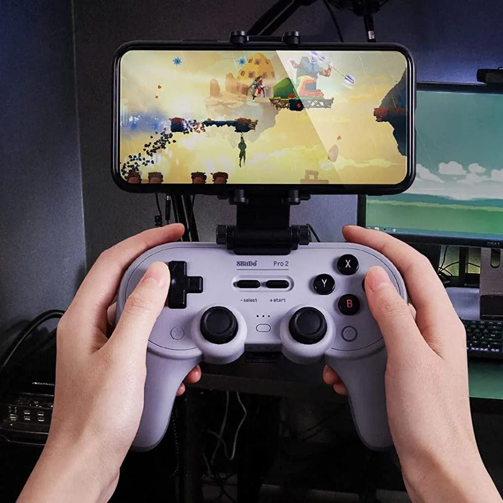 8BitDo Mobile Phone Holder For Pro 2 Controllers: Turn Your Android or iOS Phone Into A Mobile Gaming Platform