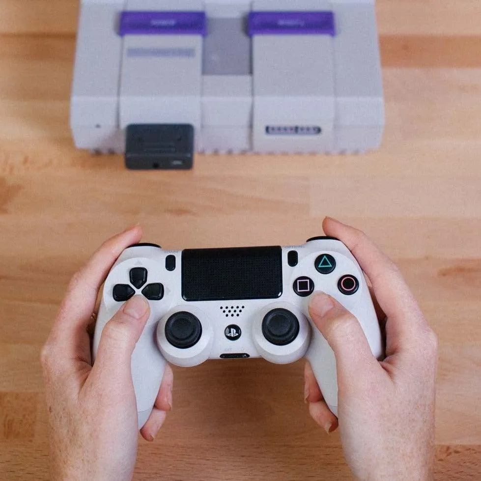 8BitDo Retro Receiver For Super Nintendo, Super Famicom & PC, Use 8BitDo NES30 SFC30 PS3 PS4 Game Controllers