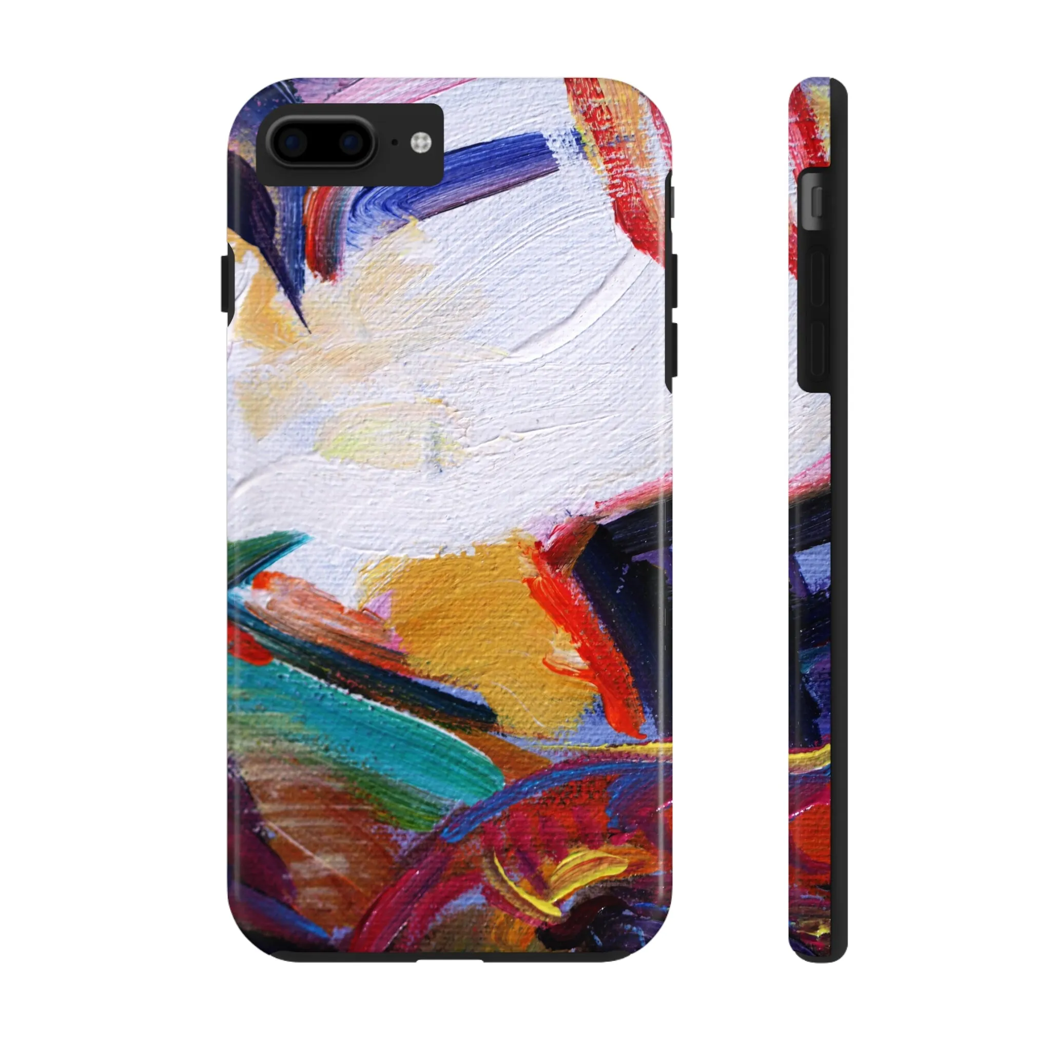 Abstract Art Oil Painting iPhone 15 14 13 Case, Modern Aesthetic Tough Phone 12 11 Pro Max Print Gift XS XR X 7 Plus 8 Plus Cell Phone