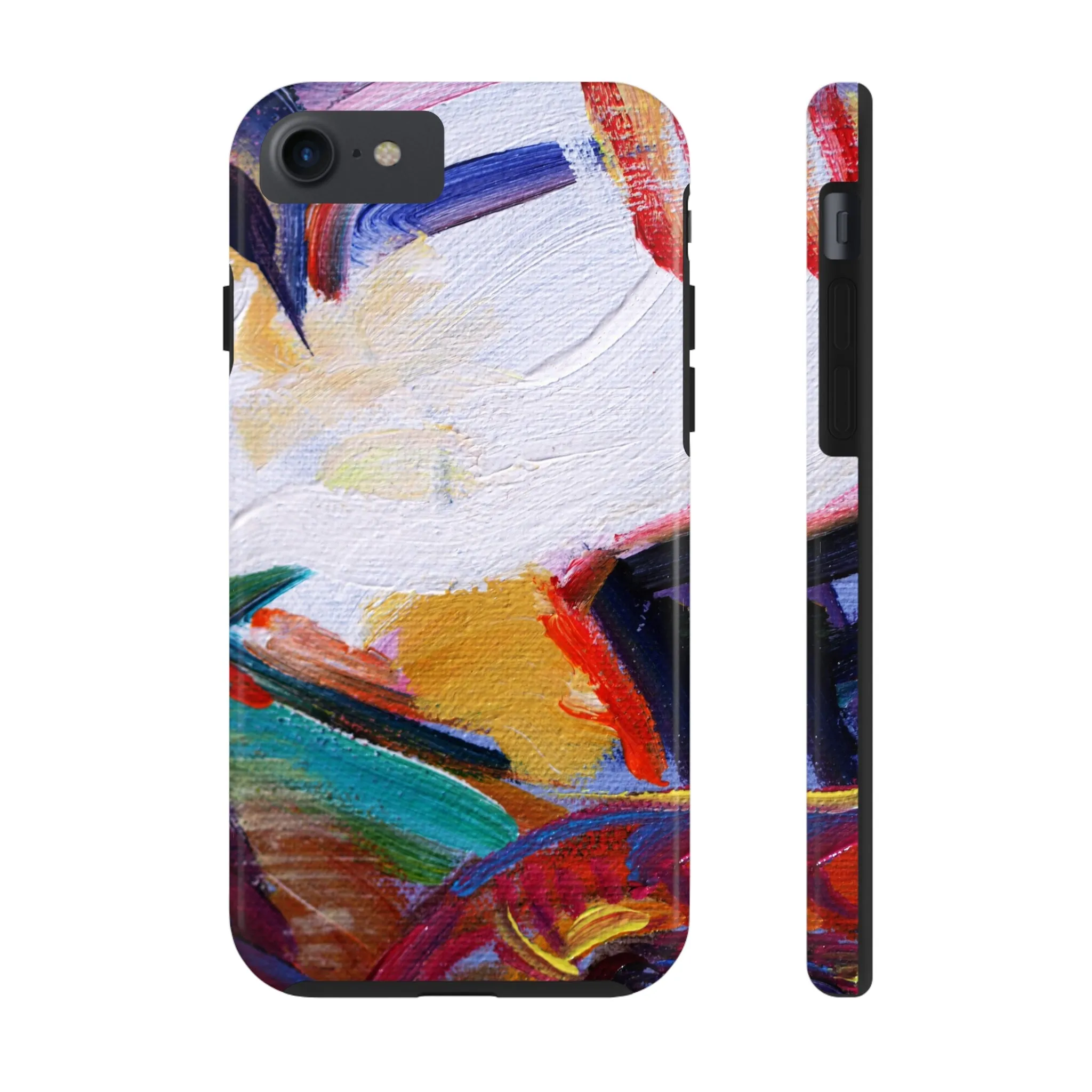 Abstract Art Oil Painting iPhone 15 14 13 Case, Modern Aesthetic Tough Phone 12 11 Pro Max Print Gift XS XR X 7 Plus 8 Plus Cell Phone