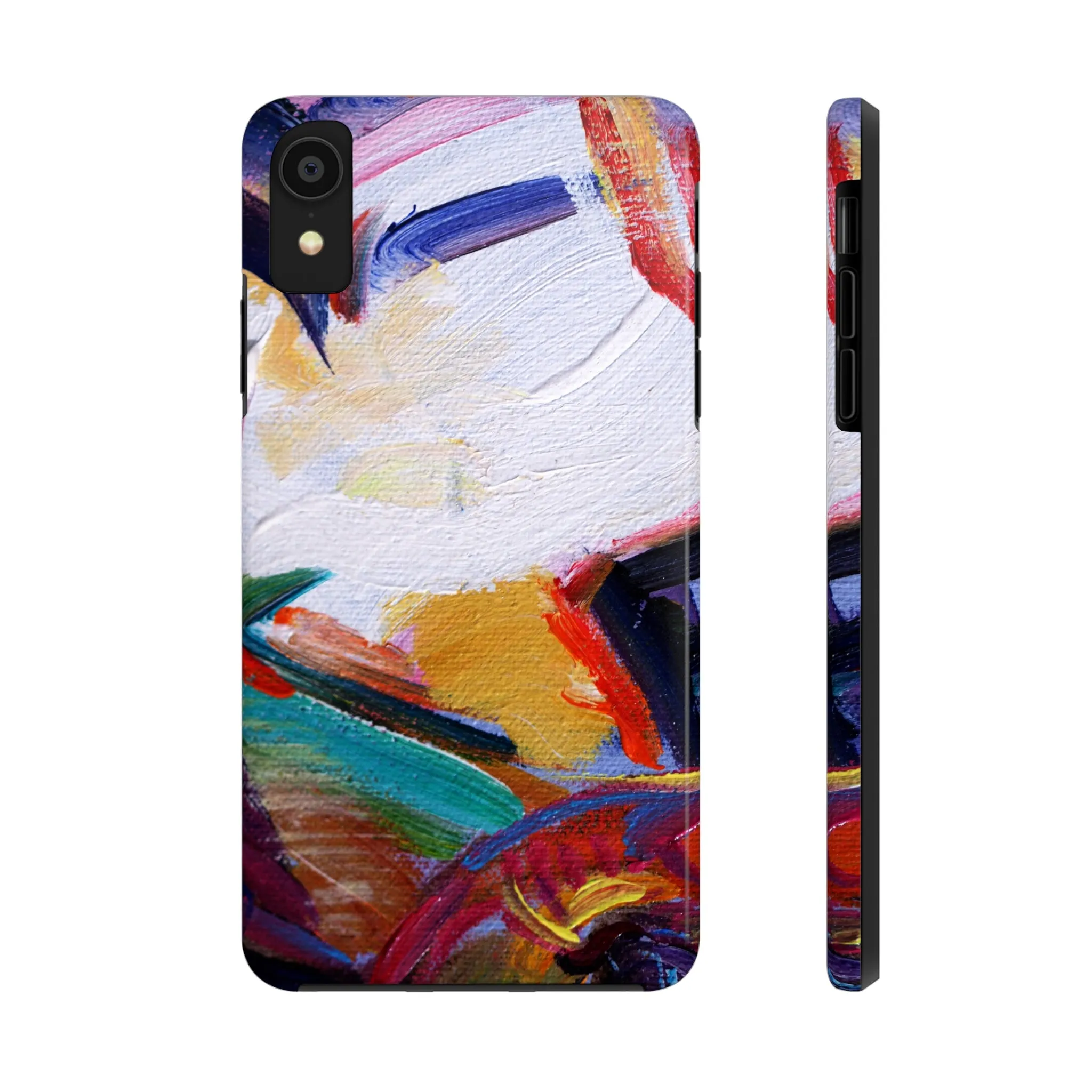 Abstract Art Oil Painting iPhone 15 14 13 Case, Modern Aesthetic Tough Phone 12 11 Pro Max Print Gift XS XR X 7 Plus 8 Plus Cell Phone