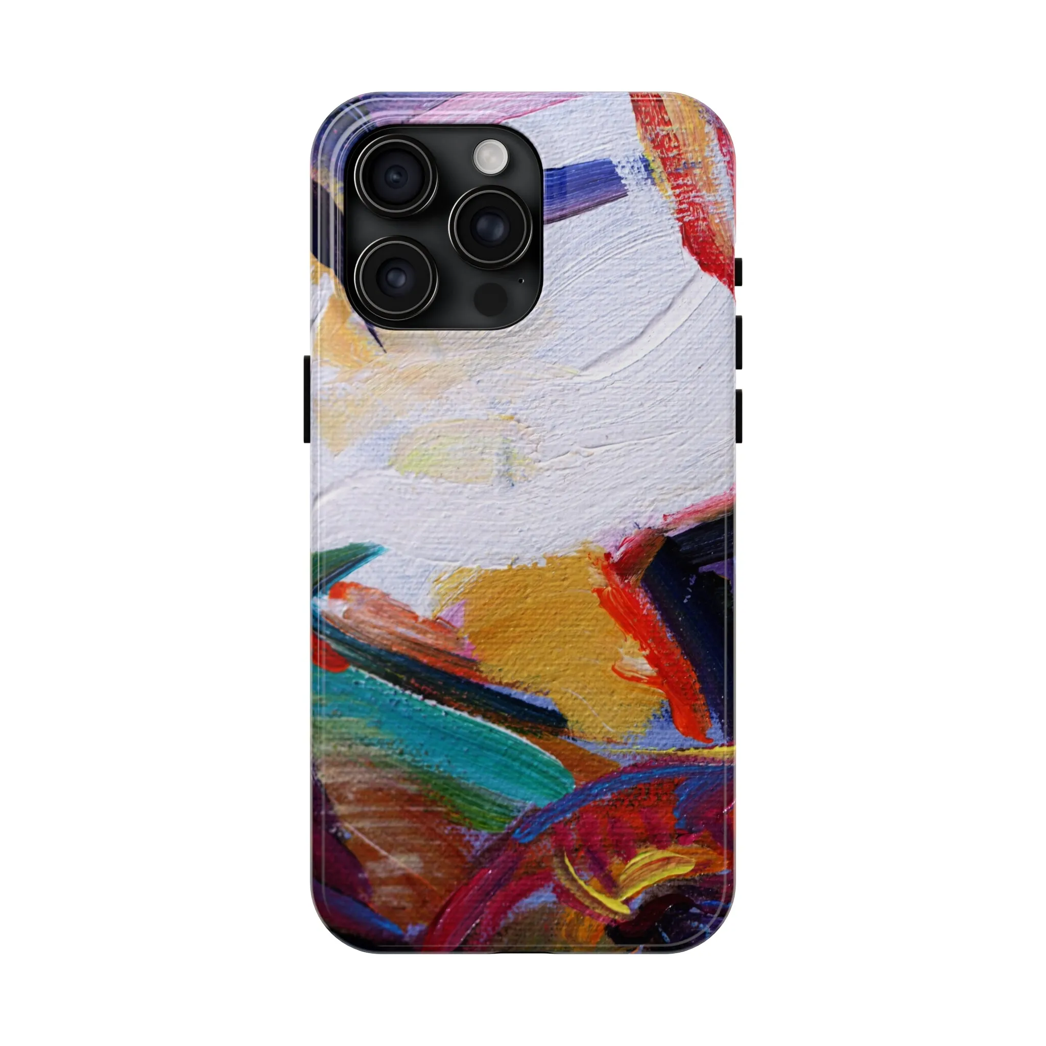 Abstract Art Oil Painting iPhone 15 14 13 Case, Modern Aesthetic Tough Phone 12 11 Pro Max Print Gift XS XR X 7 Plus 8 Plus Cell Phone