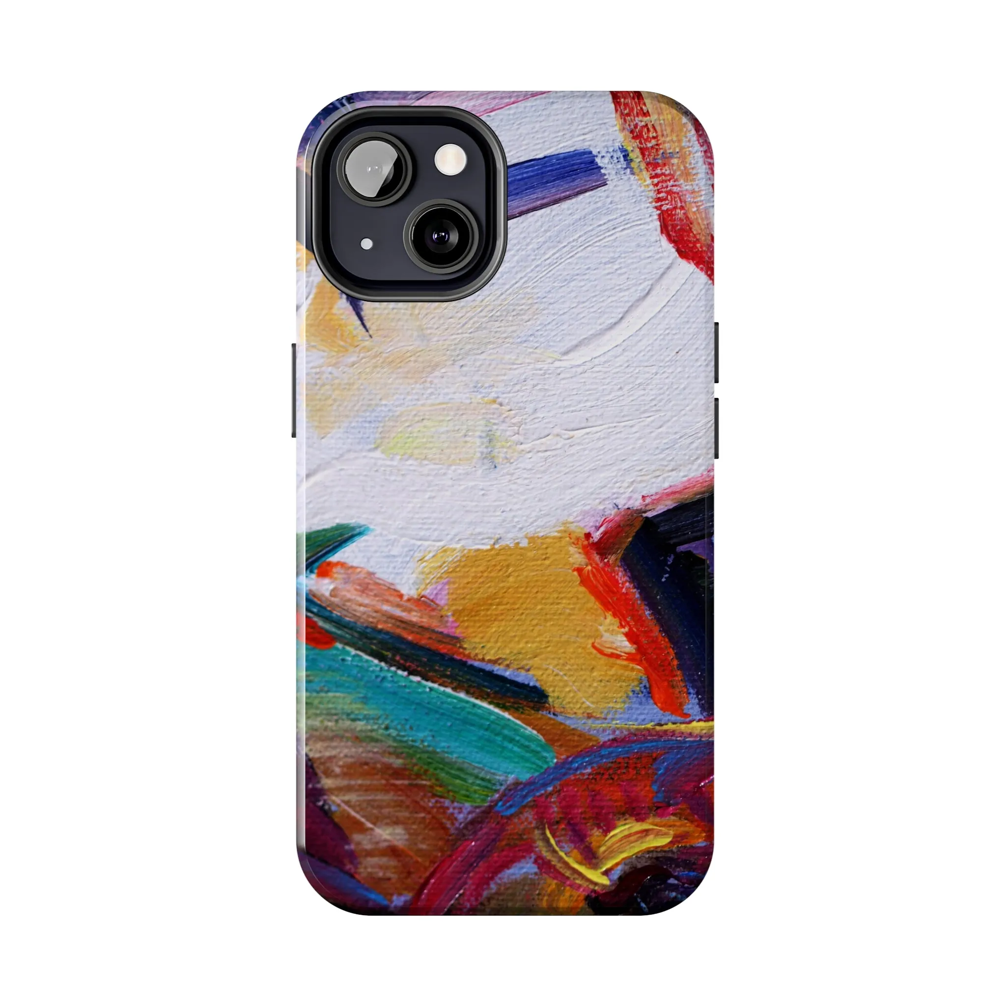 Abstract Art Oil Painting iPhone 15 14 13 Case, Modern Aesthetic Tough Phone 12 11 Pro Max Print Gift XS XR X 7 Plus 8 Plus Cell Phone