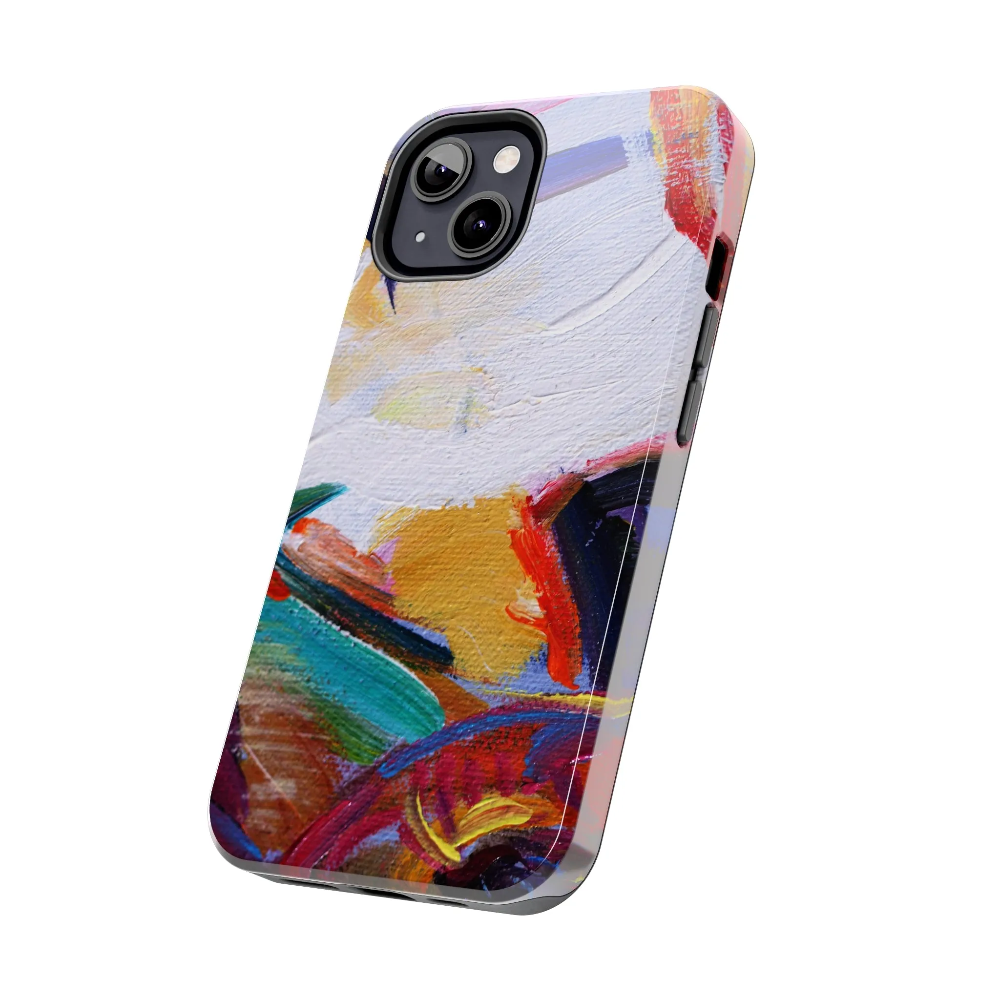 Abstract Art Oil Painting iPhone 15 14 13 Case, Modern Aesthetic Tough Phone 12 11 Pro Max Print Gift XS XR X 7 Plus 8 Plus Cell Phone