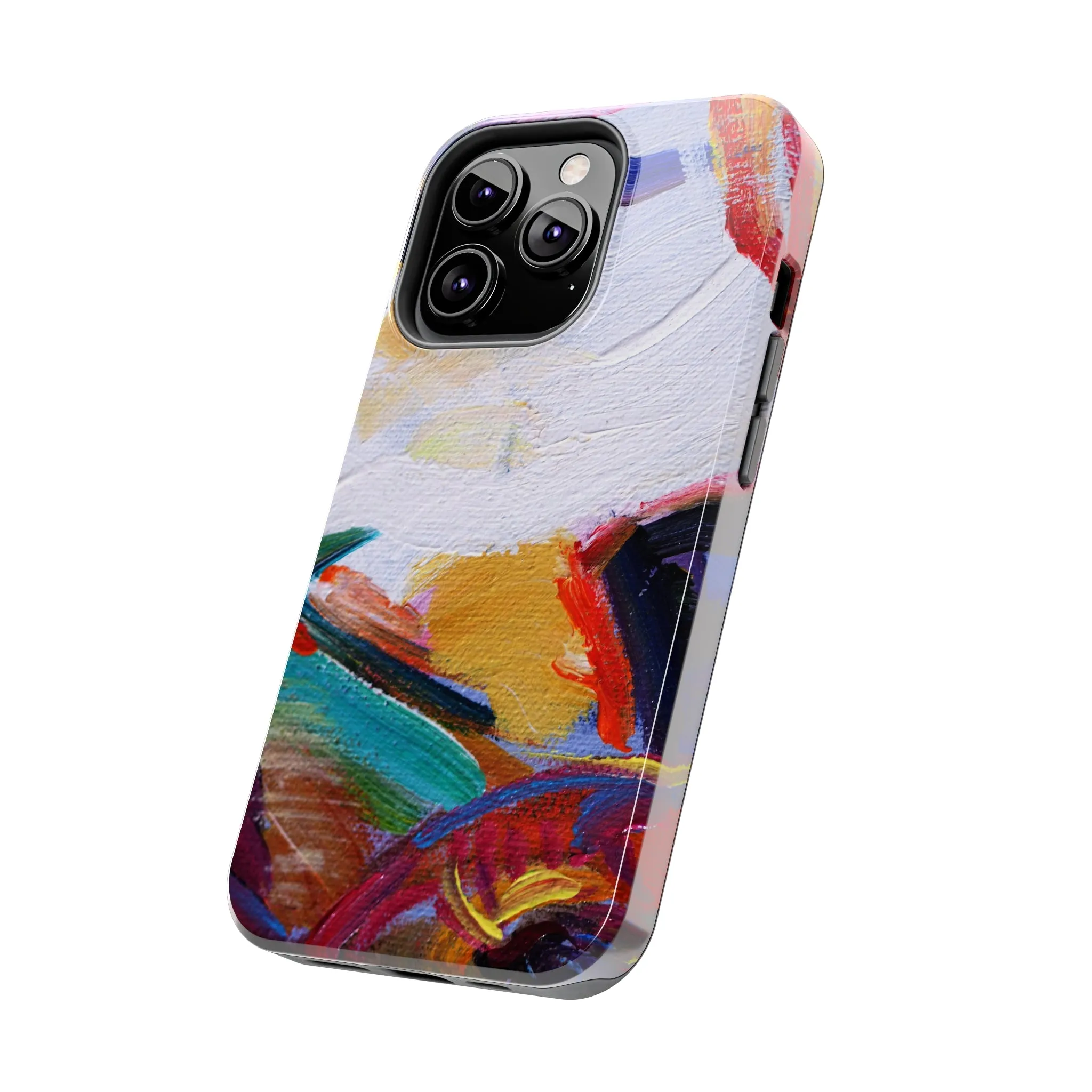 Abstract Art Oil Painting iPhone 15 14 13 Case, Modern Aesthetic Tough Phone 12 11 Pro Max Print Gift XS XR X 7 Plus 8 Plus Cell Phone