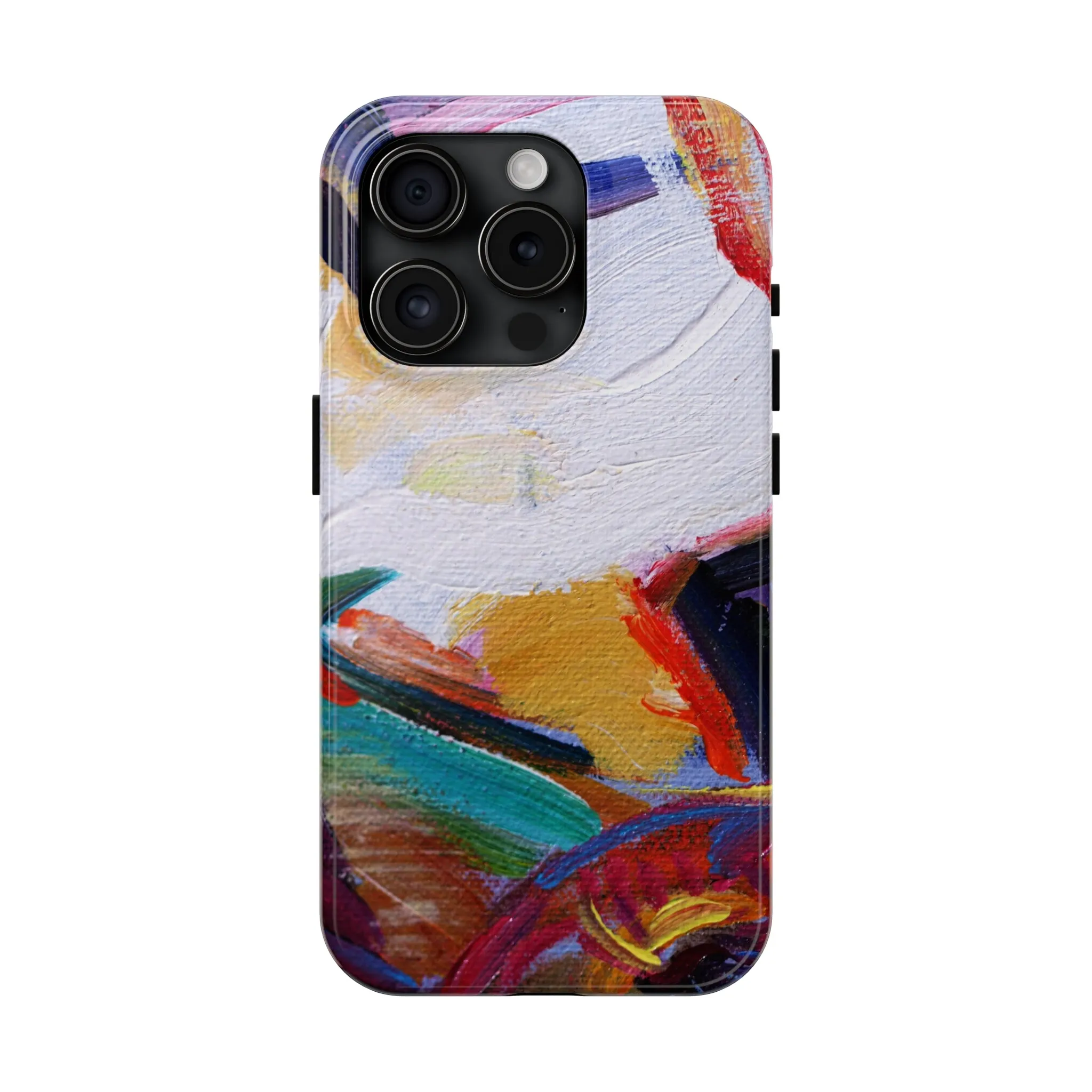 Abstract Art Oil Painting iPhone 15 14 13 Case, Modern Aesthetic Tough Phone 12 11 Pro Max Print Gift XS XR X 7 Plus 8 Plus Cell Phone