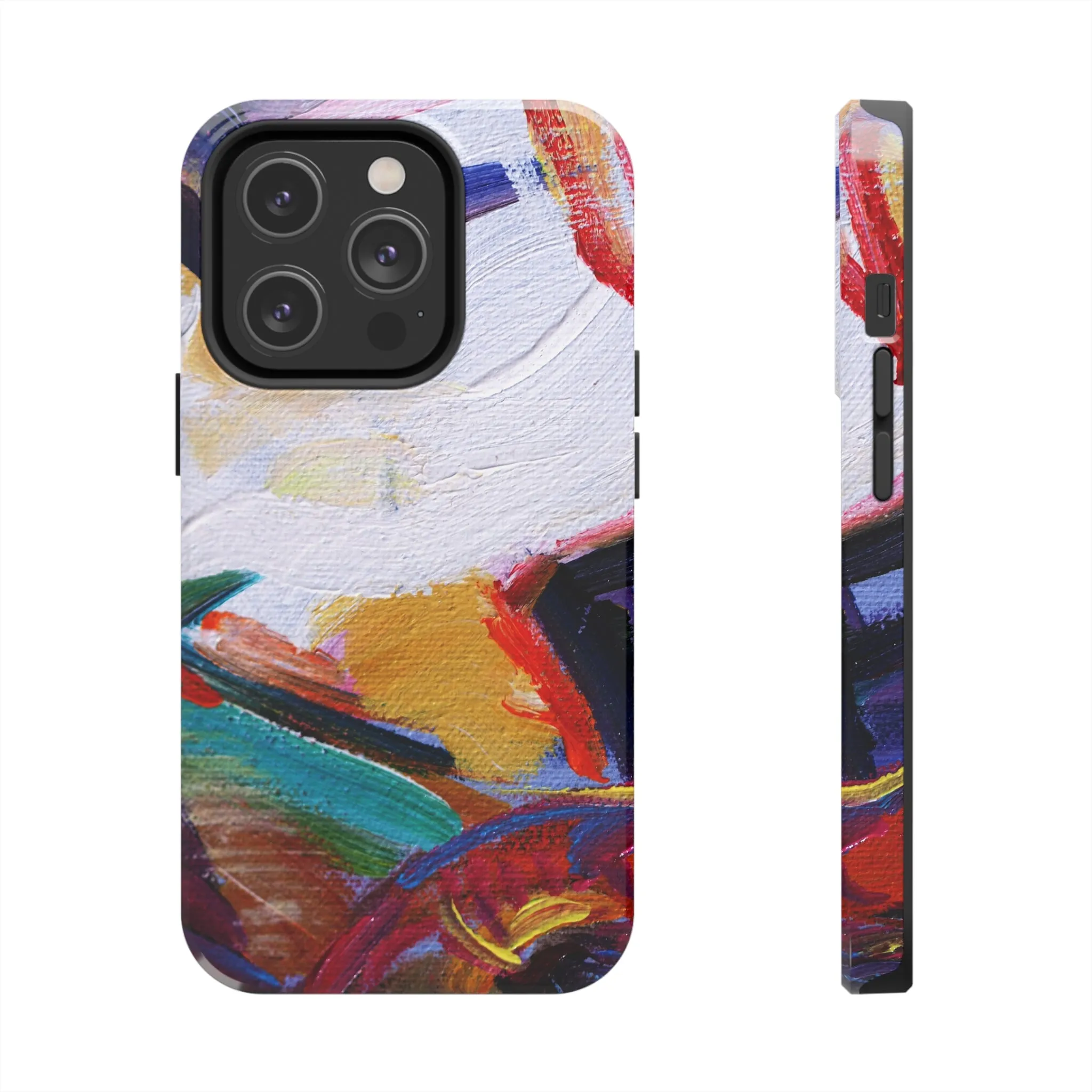 Abstract Art Oil Painting iPhone 15 14 13 Case, Modern Aesthetic Tough Phone 12 11 Pro Max Print Gift XS XR X 7 Plus 8 Plus Cell Phone