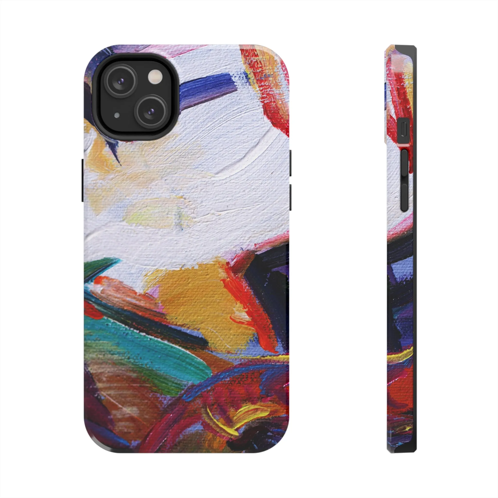 Abstract Art Oil Painting iPhone 15 14 13 Case, Modern Aesthetic Tough Phone 12 11 Pro Max Print Gift XS XR X 7 Plus 8 Plus Cell Phone