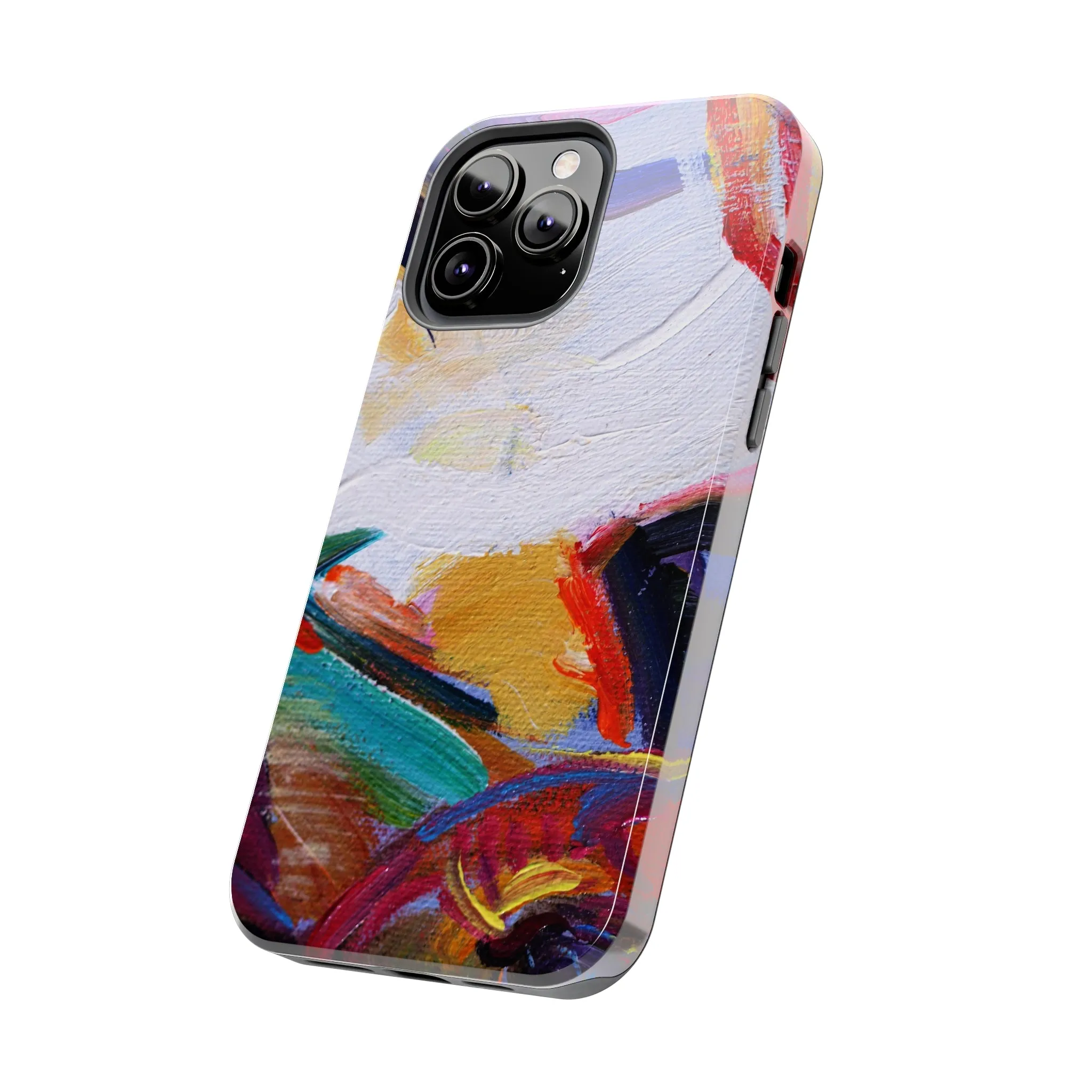 Abstract Art Oil Painting iPhone 15 14 13 Case, Modern Aesthetic Tough Phone 12 11 Pro Max Print Gift XS XR X 7 Plus 8 Plus Cell Phone