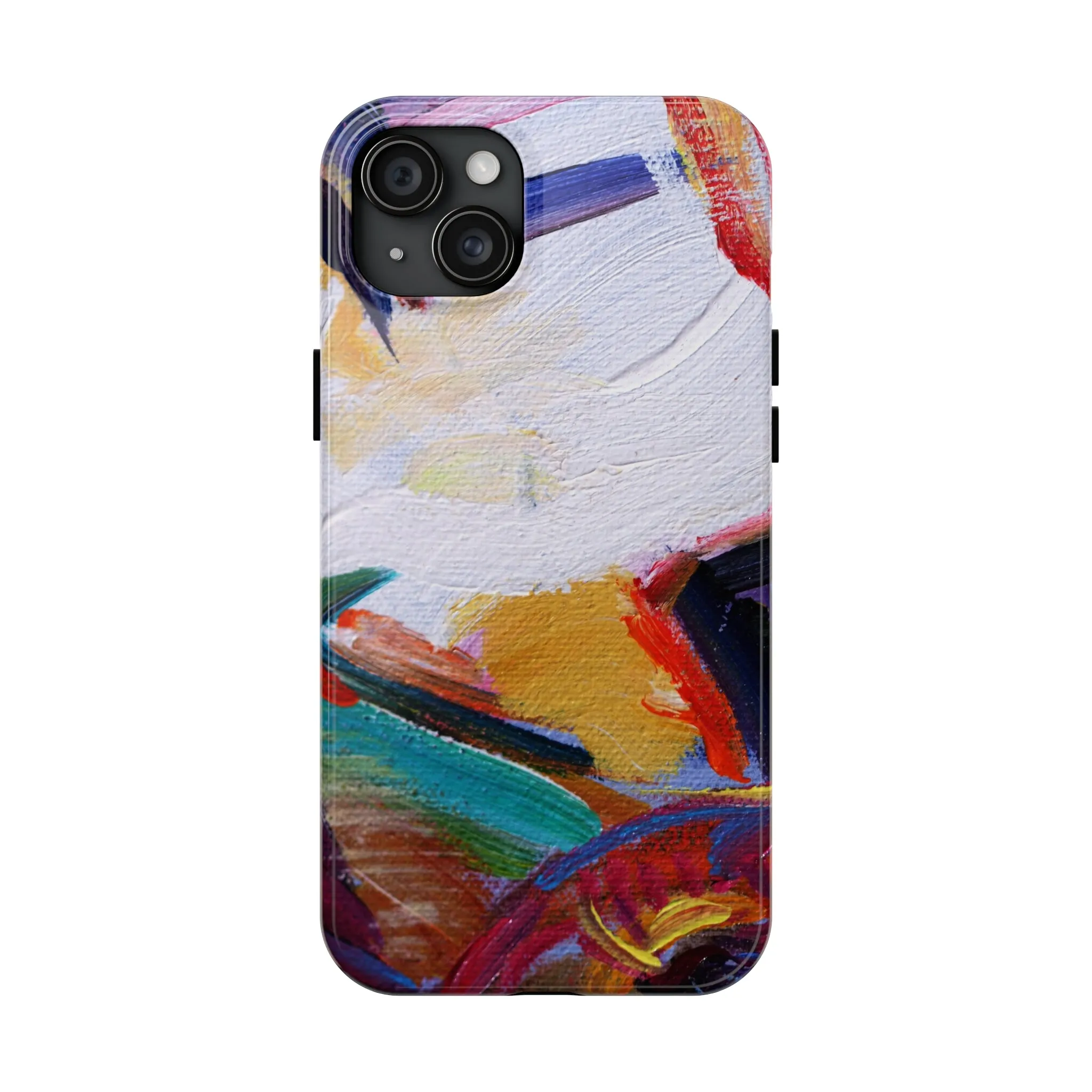 Abstract Art Oil Painting iPhone 15 14 13 Case, Modern Aesthetic Tough Phone 12 11 Pro Max Print Gift XS XR X 7 Plus 8 Plus Cell Phone