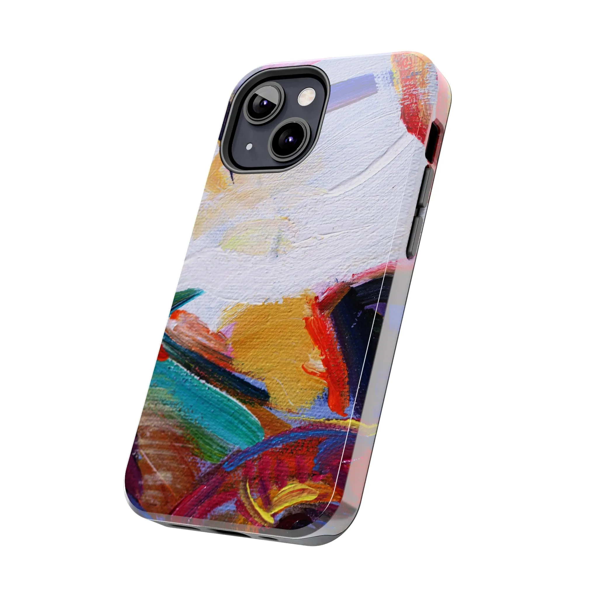 Abstract Art Oil Painting iPhone 15 14 13 Case, Modern Aesthetic Tough Phone 12 11 Pro Max Print Gift XS XR X 7 Plus 8 Plus Cell Phone