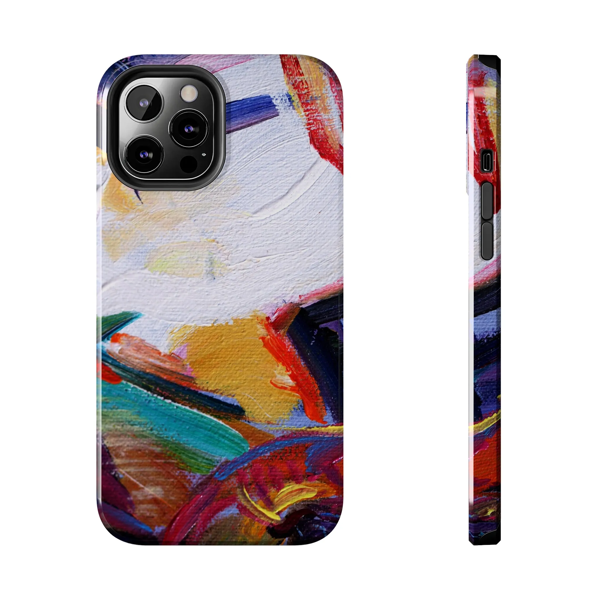 Abstract Art Oil Painting iPhone 15 14 13 Case, Modern Aesthetic Tough Phone 12 11 Pro Max Print Gift XS XR X 7 Plus 8 Plus Cell Phone