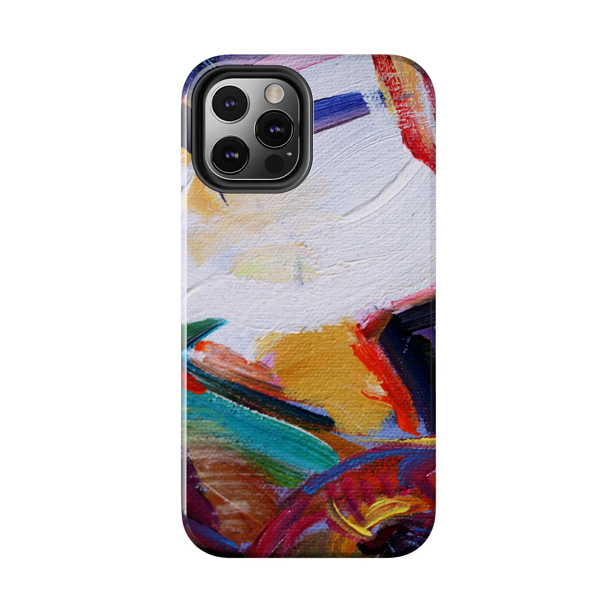 Abstract Art Oil Painting iPhone 15 14 13 Case, Modern Aesthetic Tough Phone 12 11 Pro Max Print Gift XS XR X 7 Plus 8 Plus Cell Phone